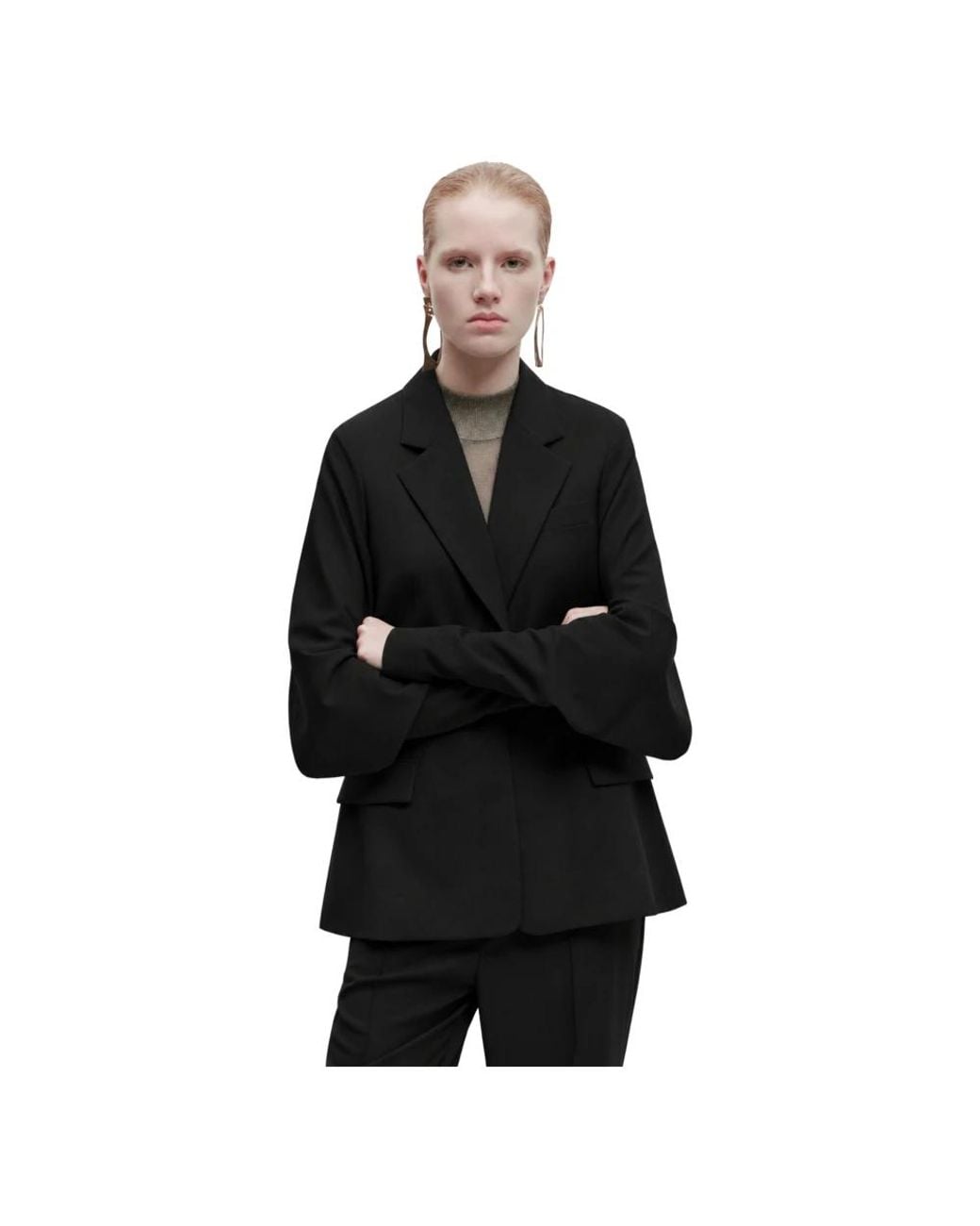 Erika Cavallini Semi Couture Black Blazers