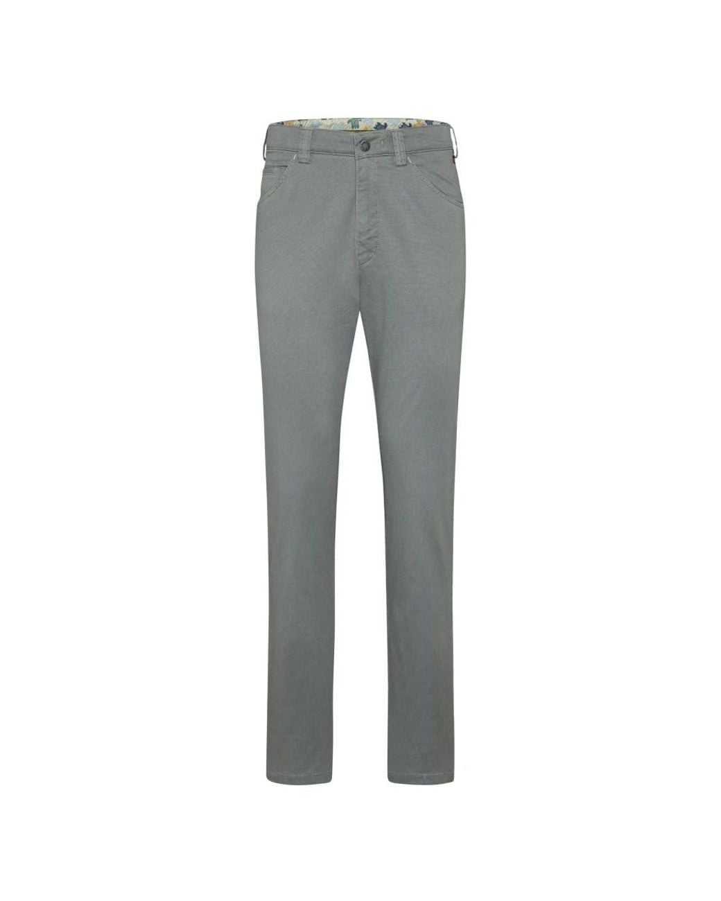 Meyer Gray Slim-Fit Trousers for men