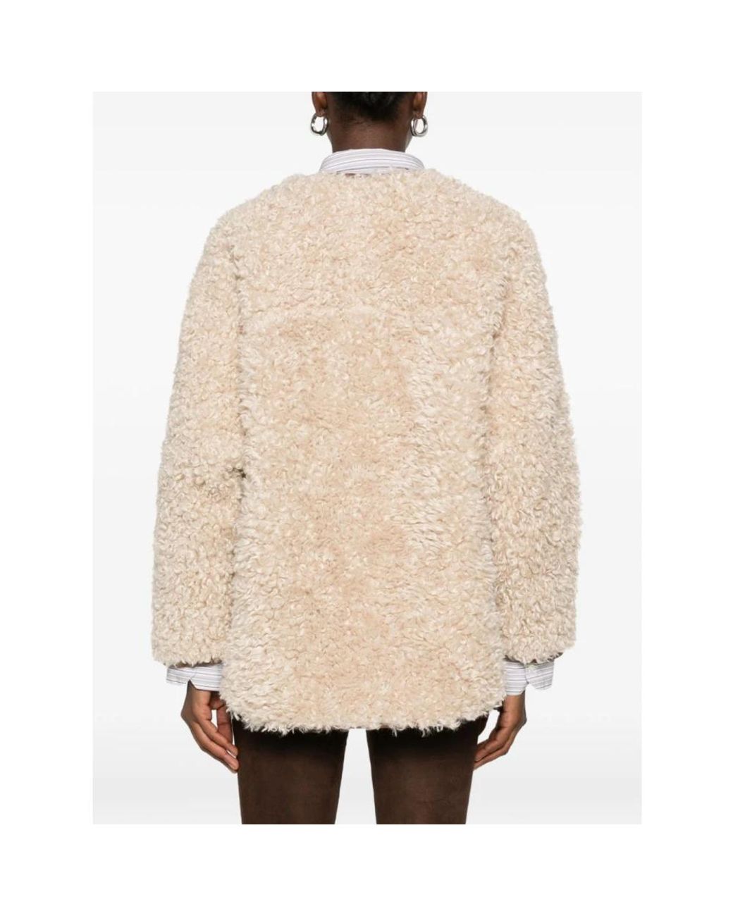 Molliolli Natural Faux Fur & Shearling Jackets