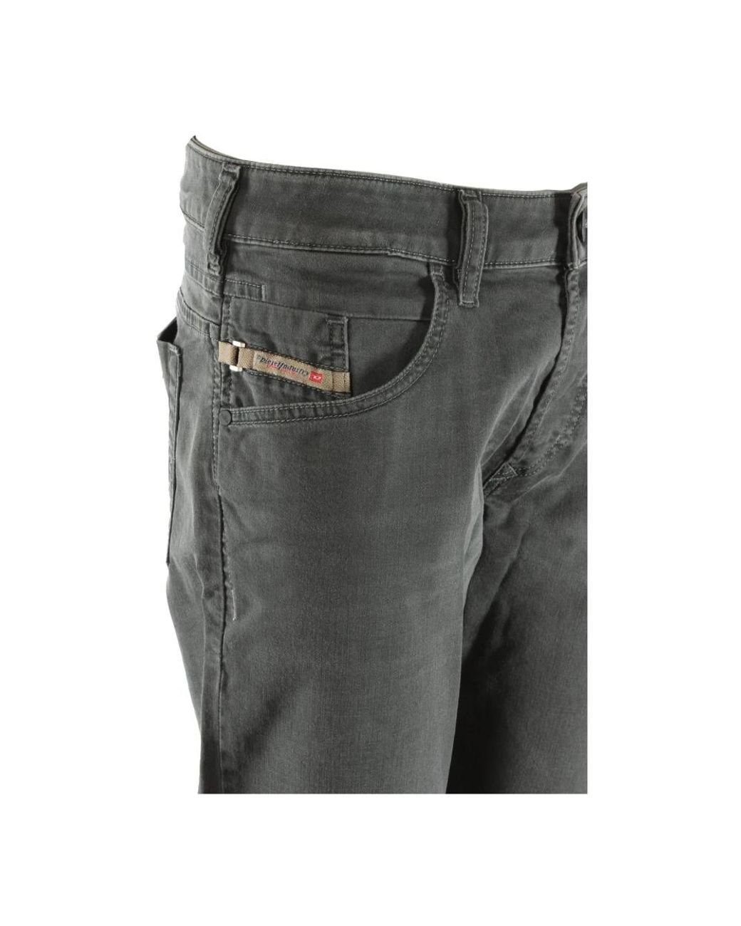 DIESEL Gray Slim Fit Jeans for men