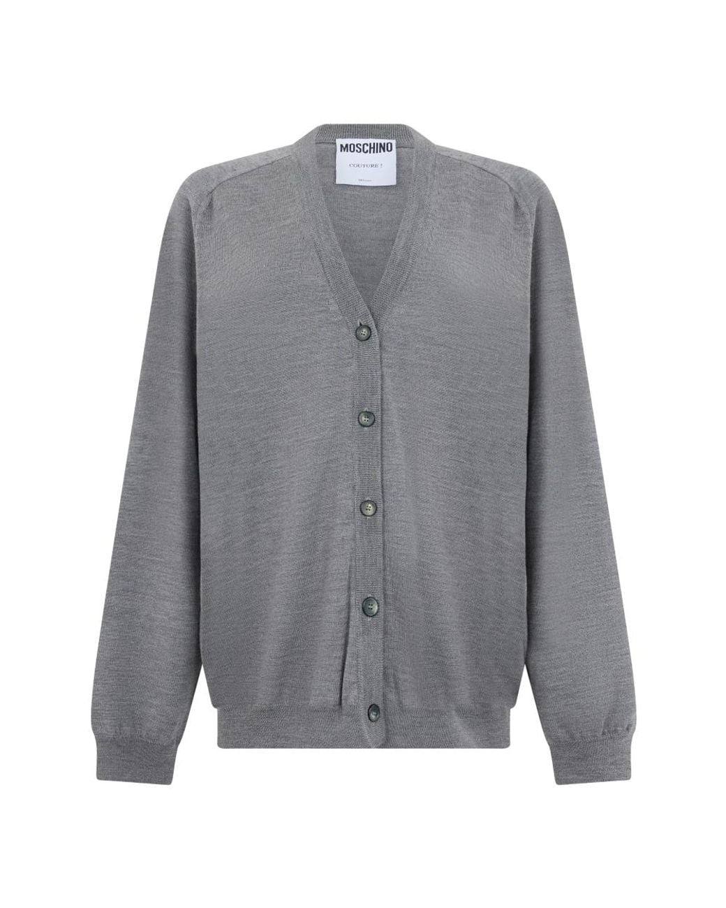 Cardigans Moschino de color Gray