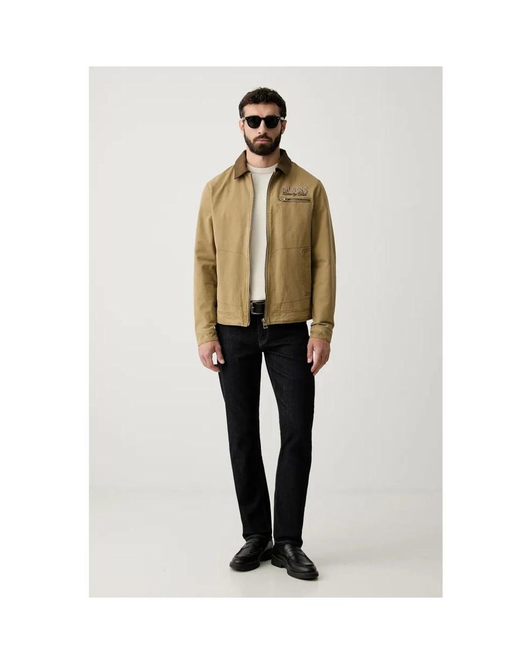Straight Jeans Guess de hombre de color Black