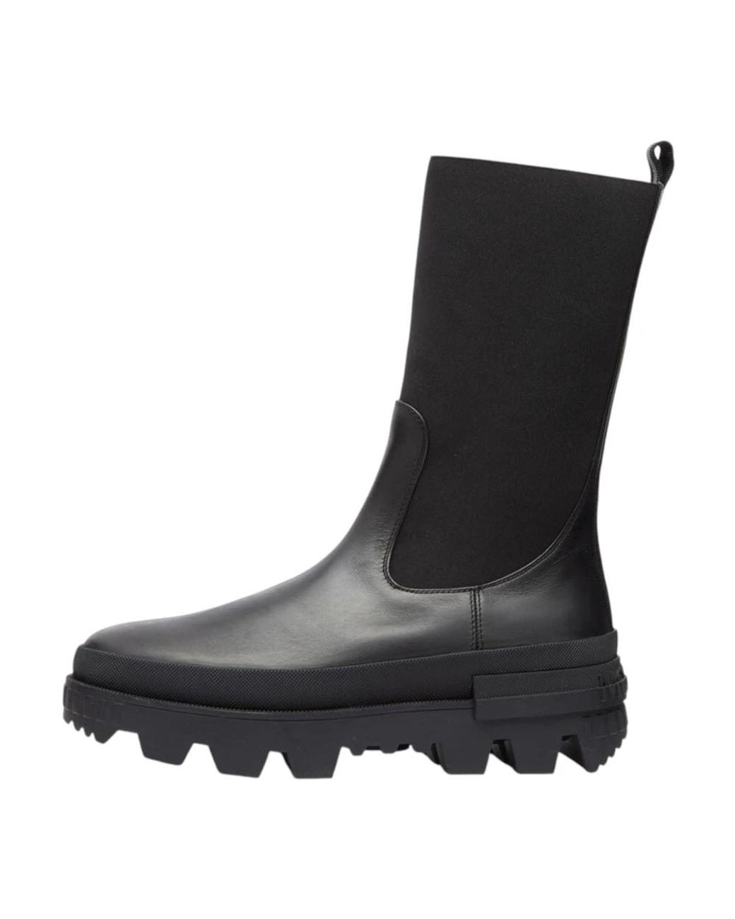 Moncler Black Chelsea Boots