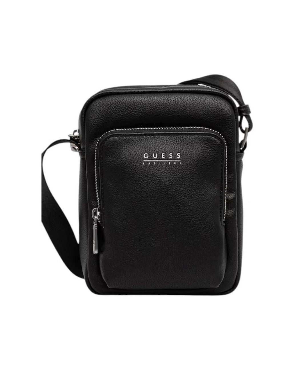 Guess Black Messenger Bags for men