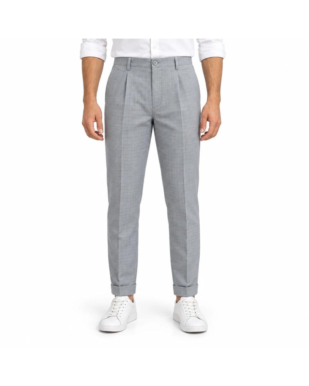 Heskimo Gray Suit Trousers for men