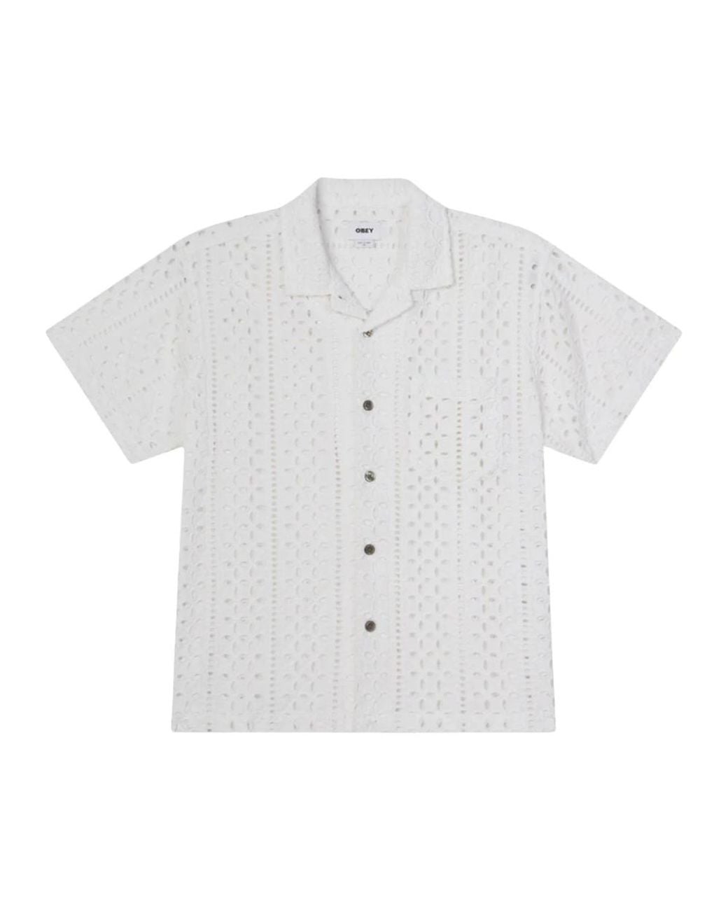 Obey White Short Sleeve Shirts for men