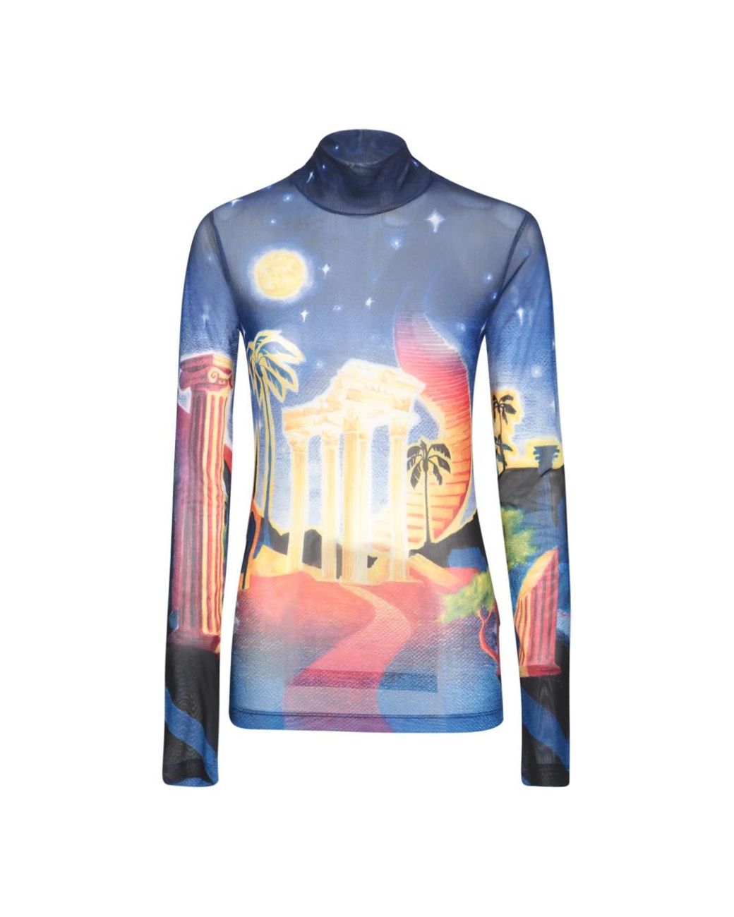Casablanca Blue Turtlenecks