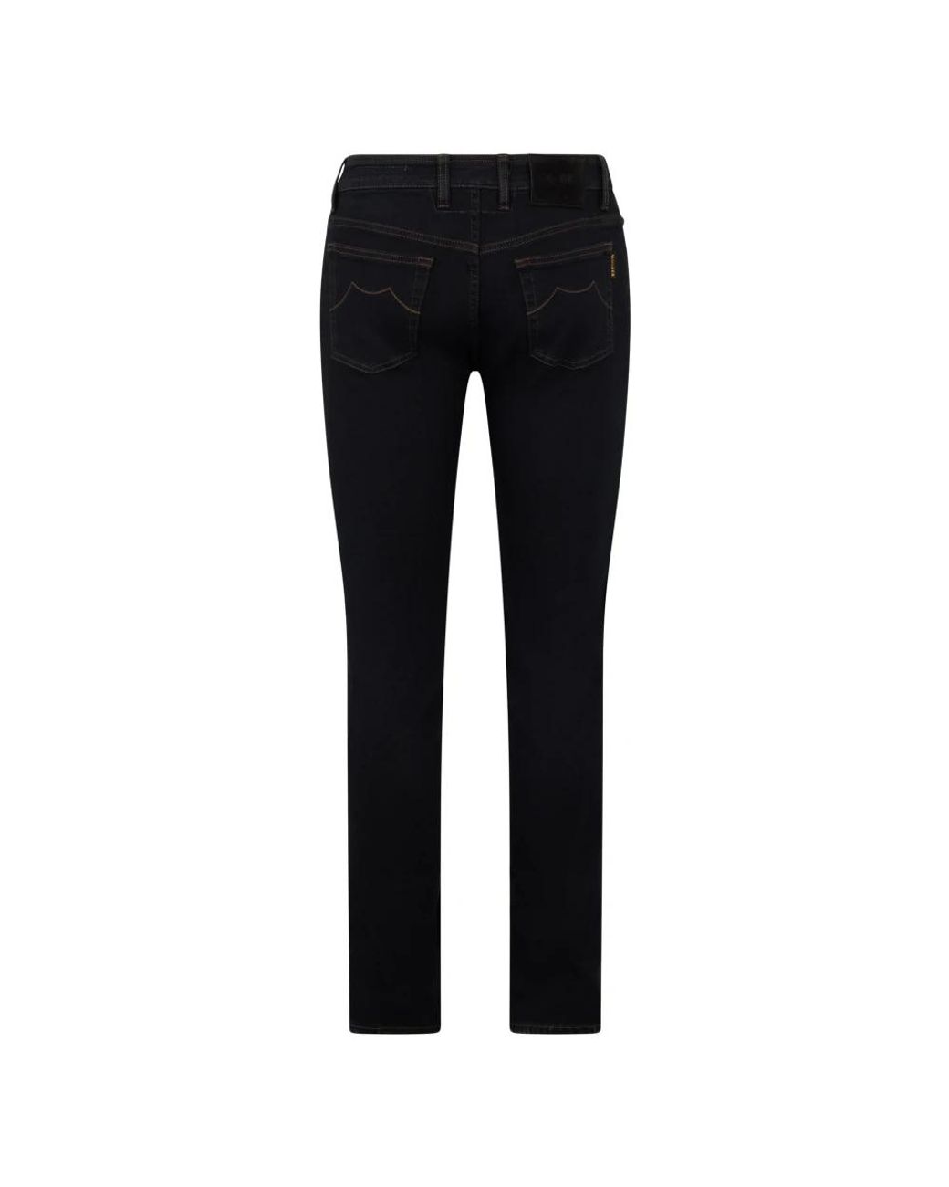 Moorer Black Slim-Fit Jeans for men