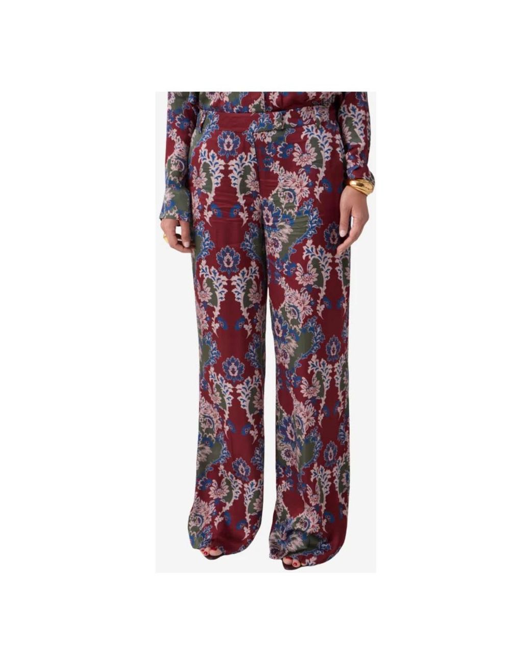 Marciano Red Wide Trousers