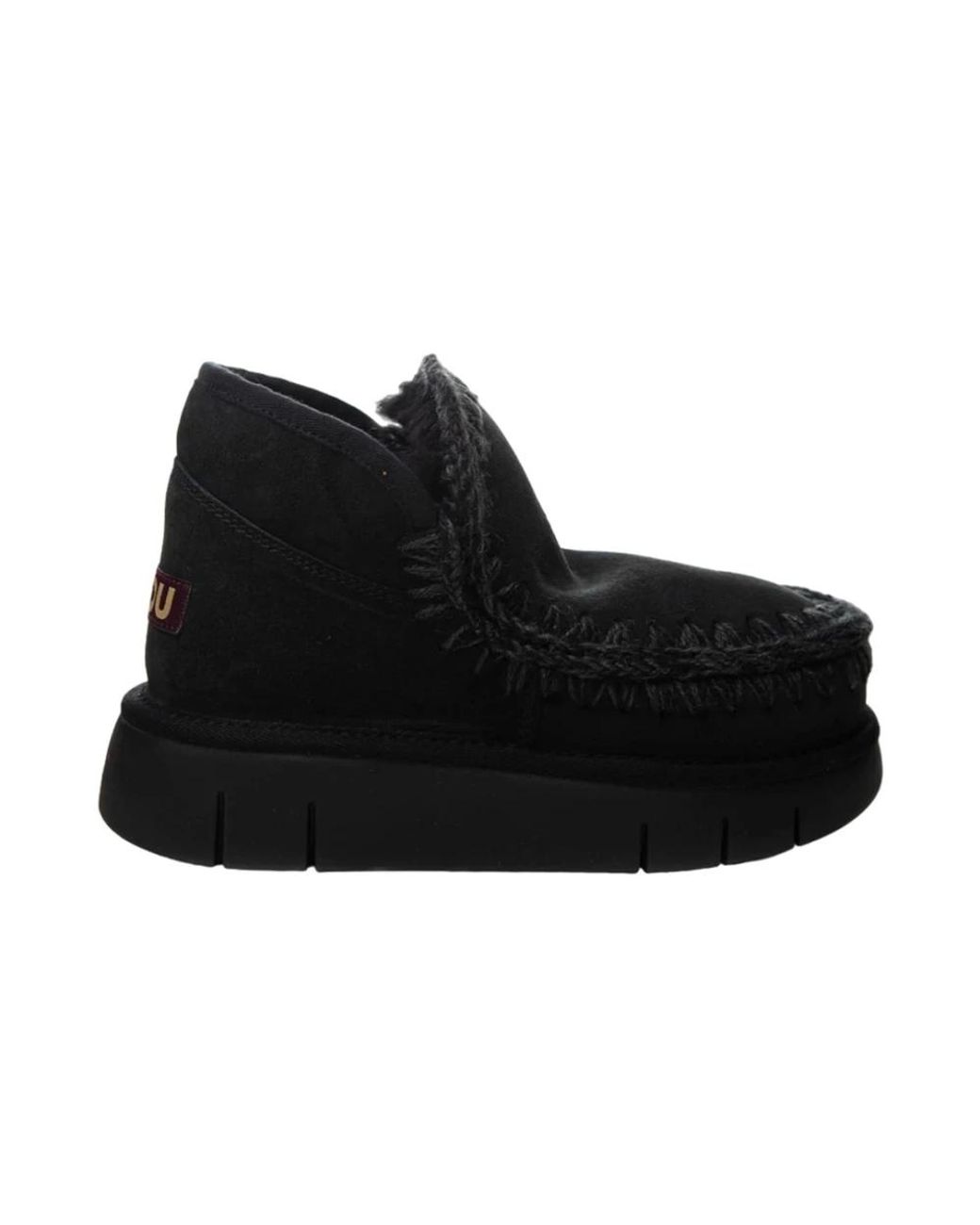 Mou Black Winter Boots