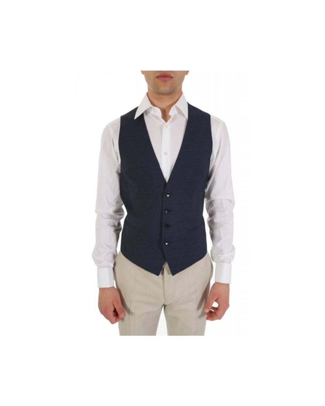 Boss Blue Waistcoats for men