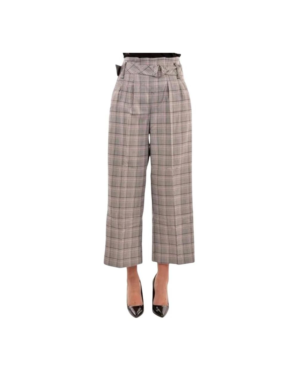 Guess Gray Wide Trousers