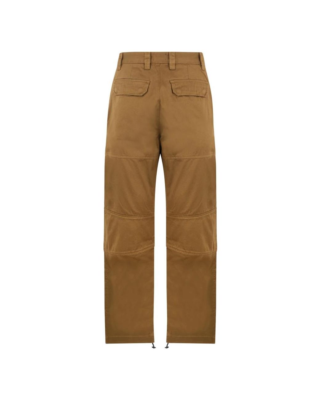 DIESEL Brown Straight Trousers for men
