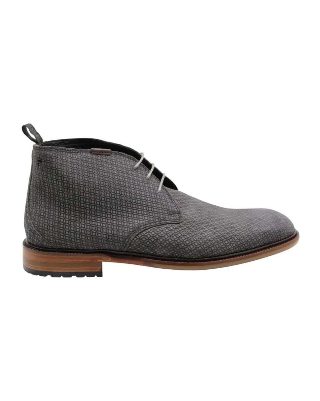 Floris Van Bommel Black Lace-Up Boots for men