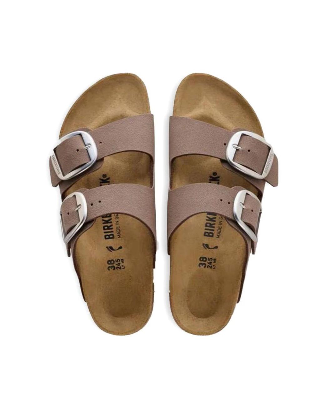 Birkenstock Brown Sliders for men