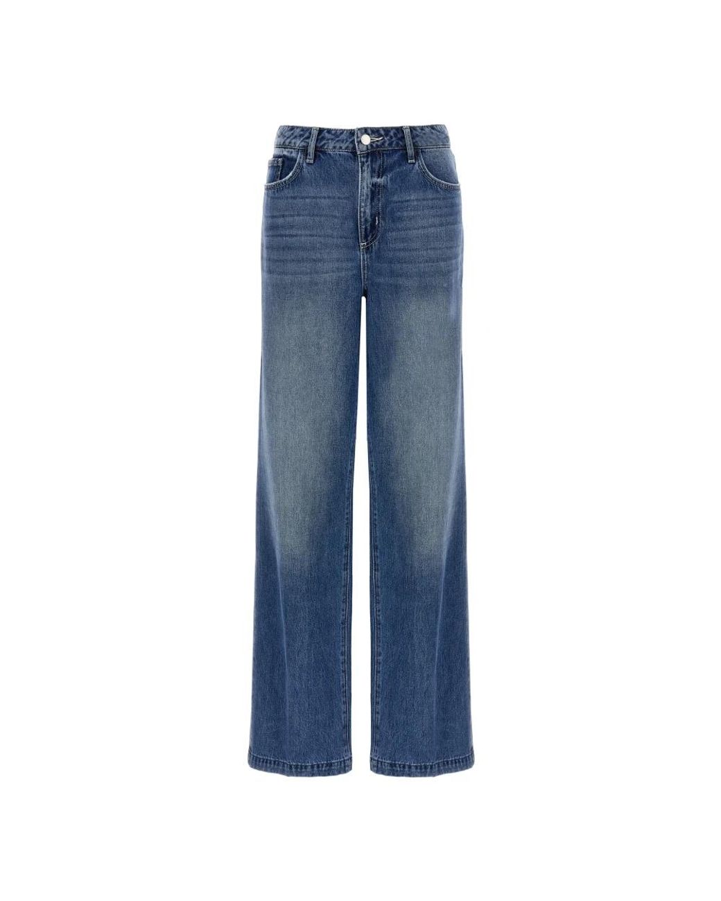 L'Agence Blue Wide Jeans
