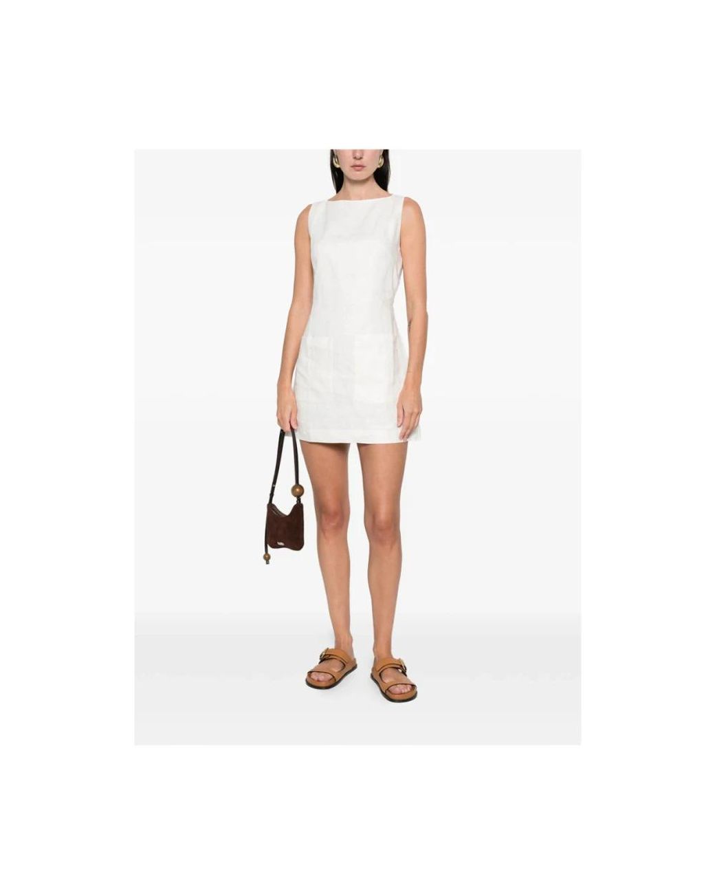 Faithfull The Brand White Short Dresses