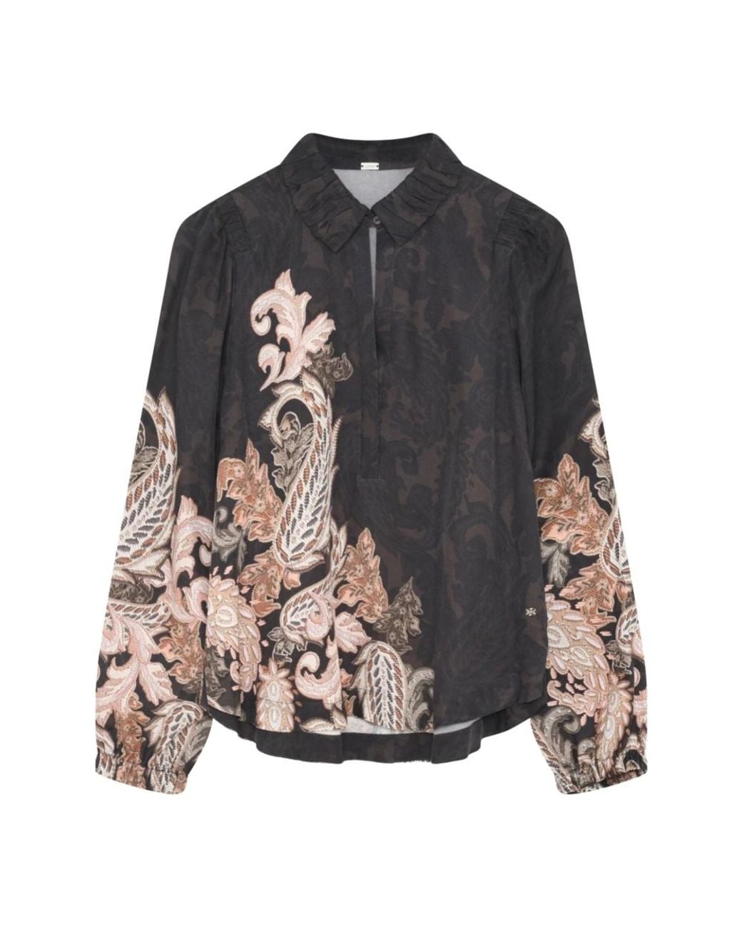 GUSTAV Gray Bluse