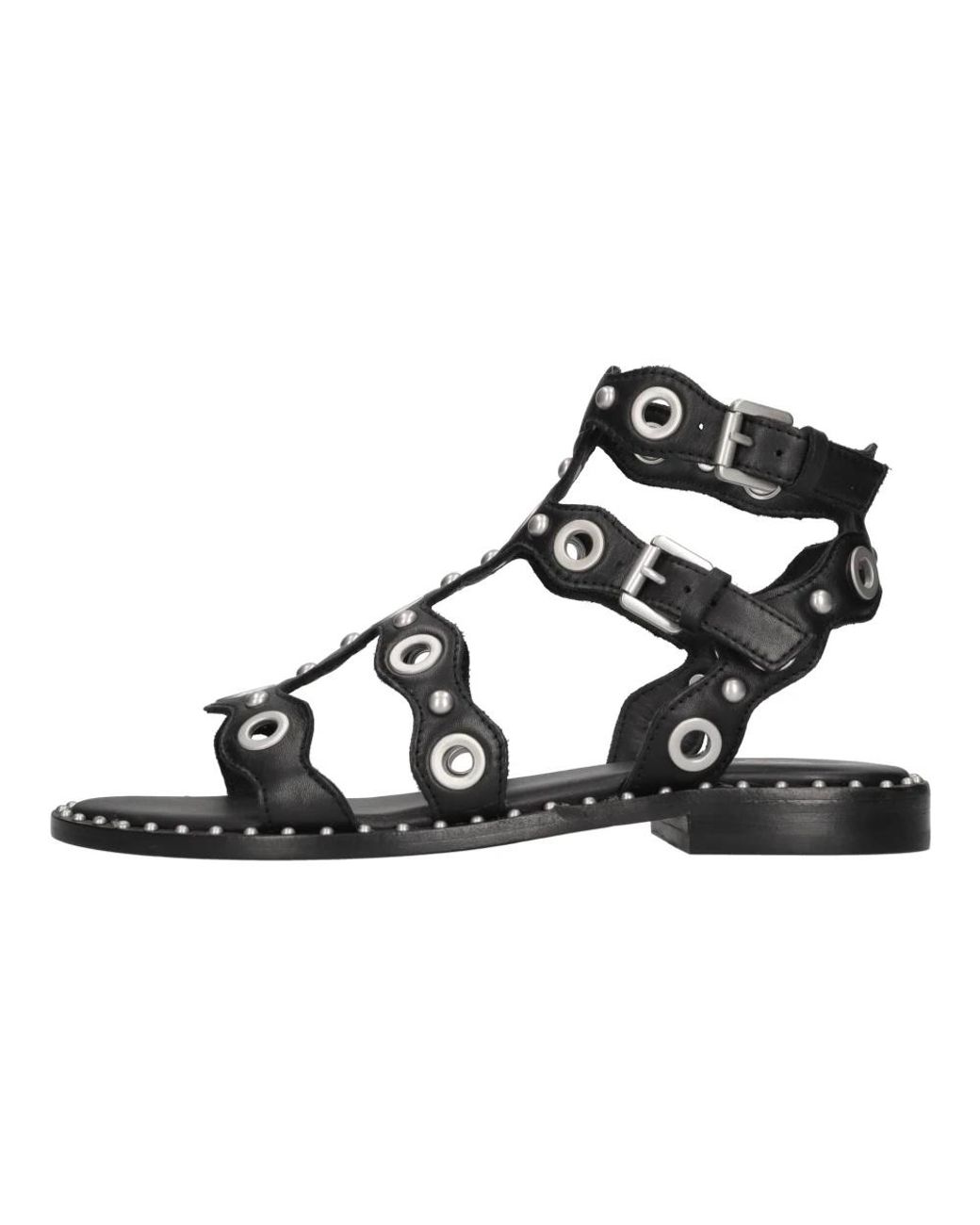 Ash Black Flat Shoes