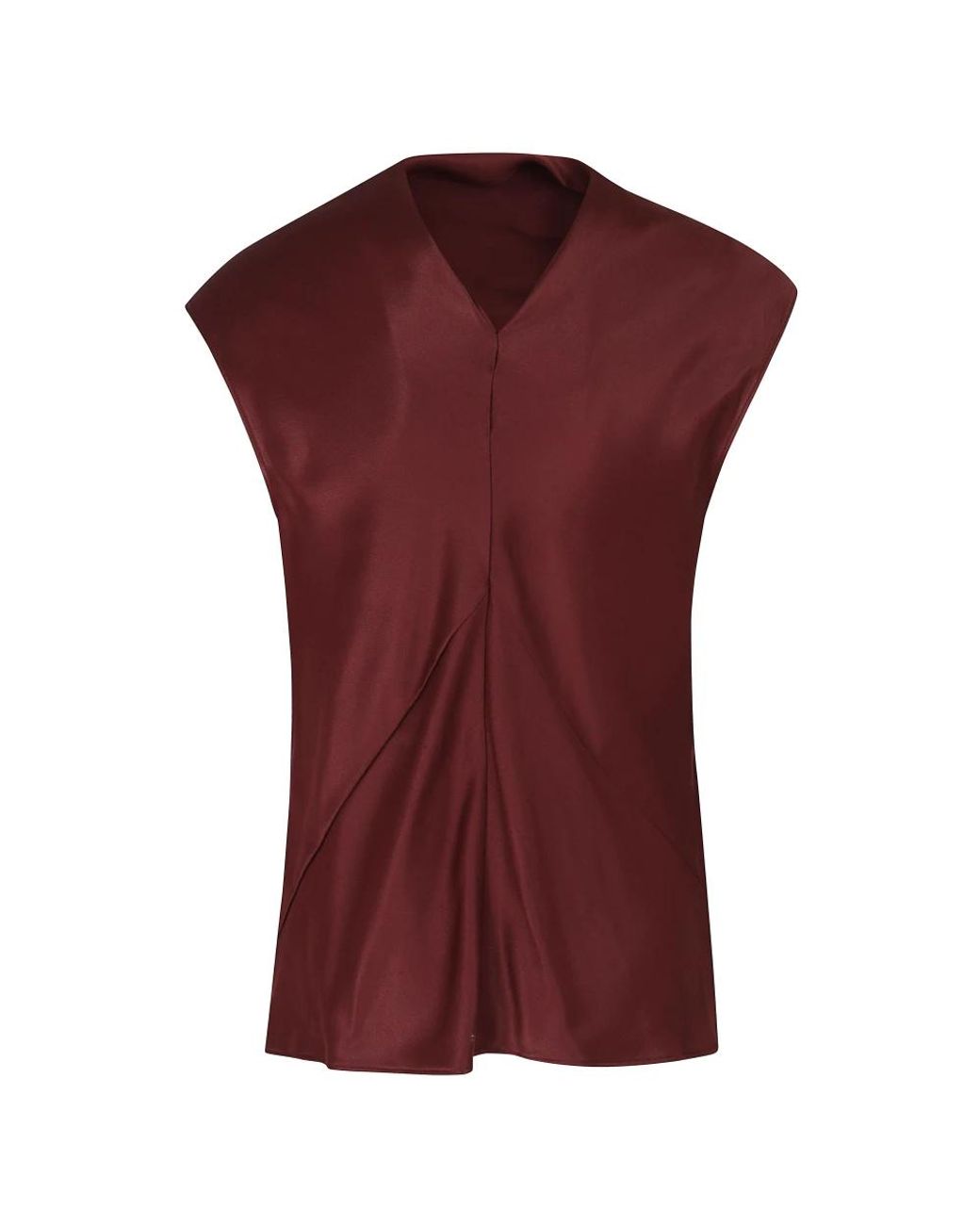 Alberta Ferretti Red Sleeveless Tops