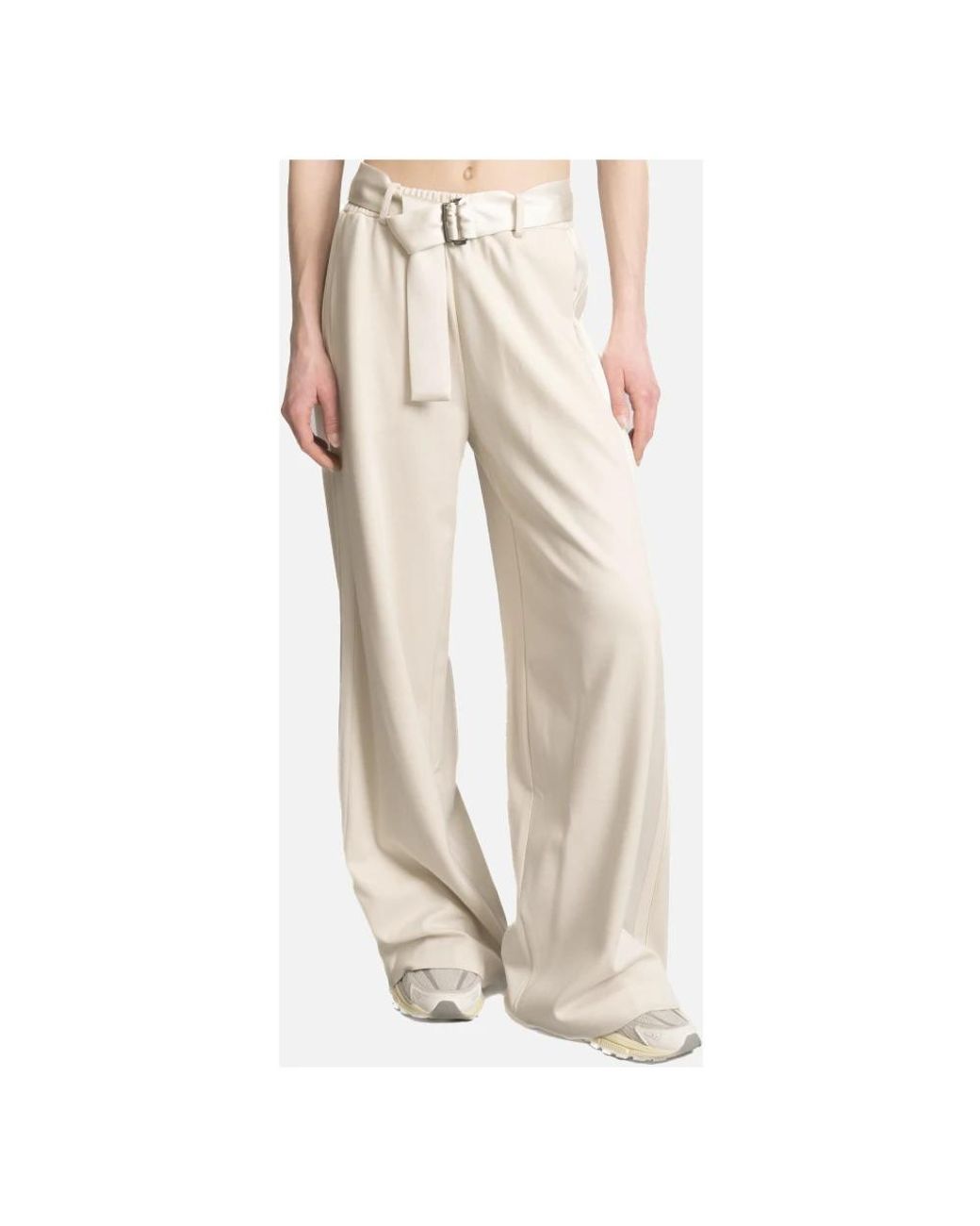 Imperial White Wide Trousers