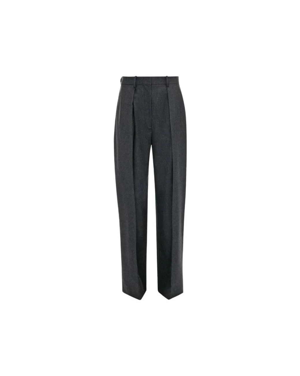 Victoria Beckham Black Straight Trousers