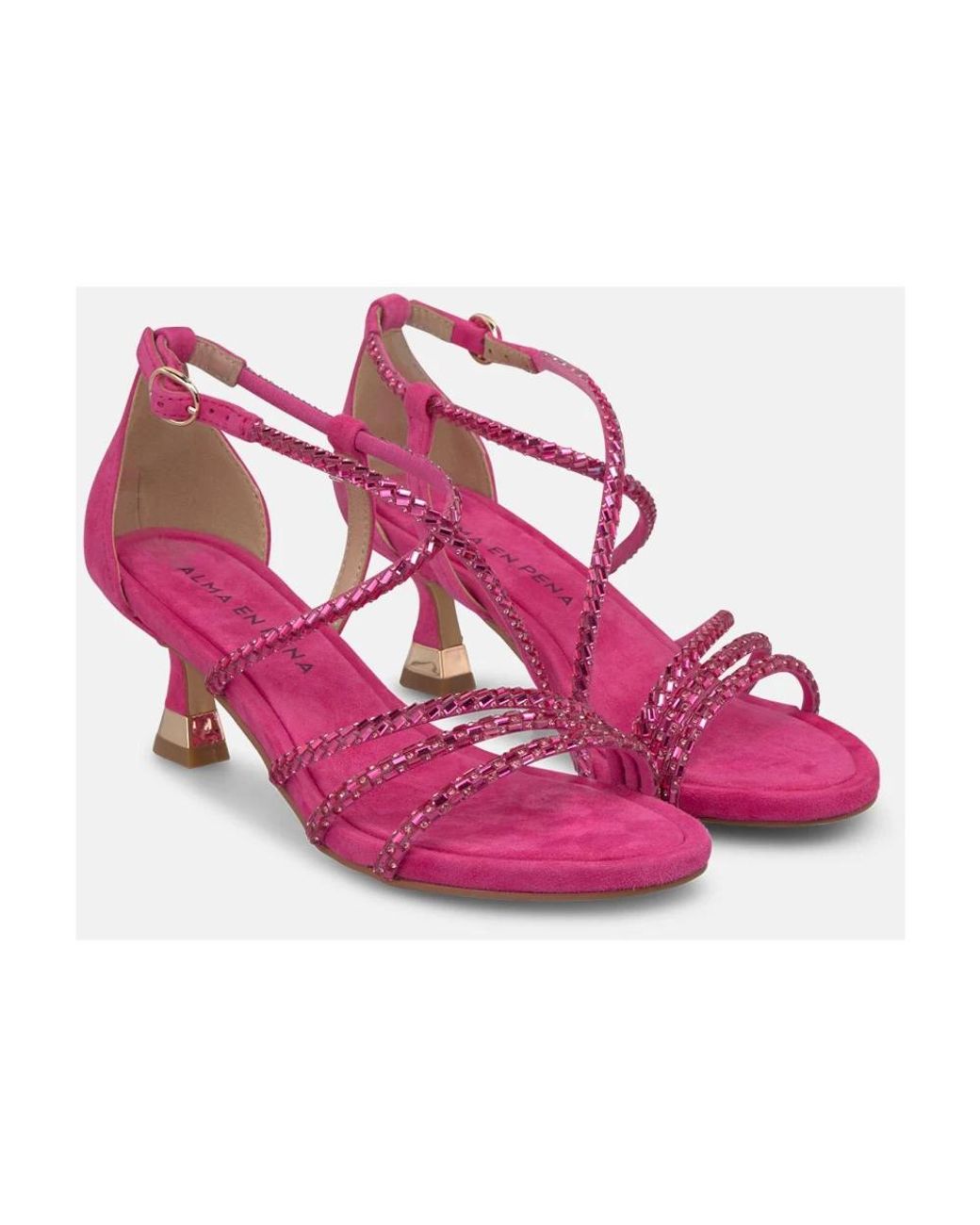 Alma En Pena. Pink High Heel Sandals