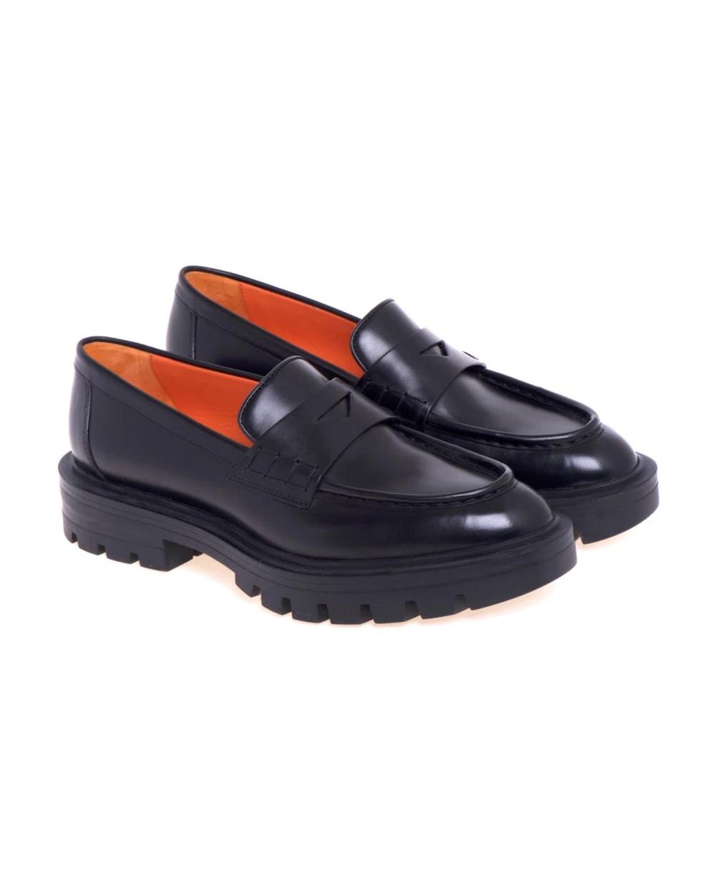 Santoni Blue Loafers