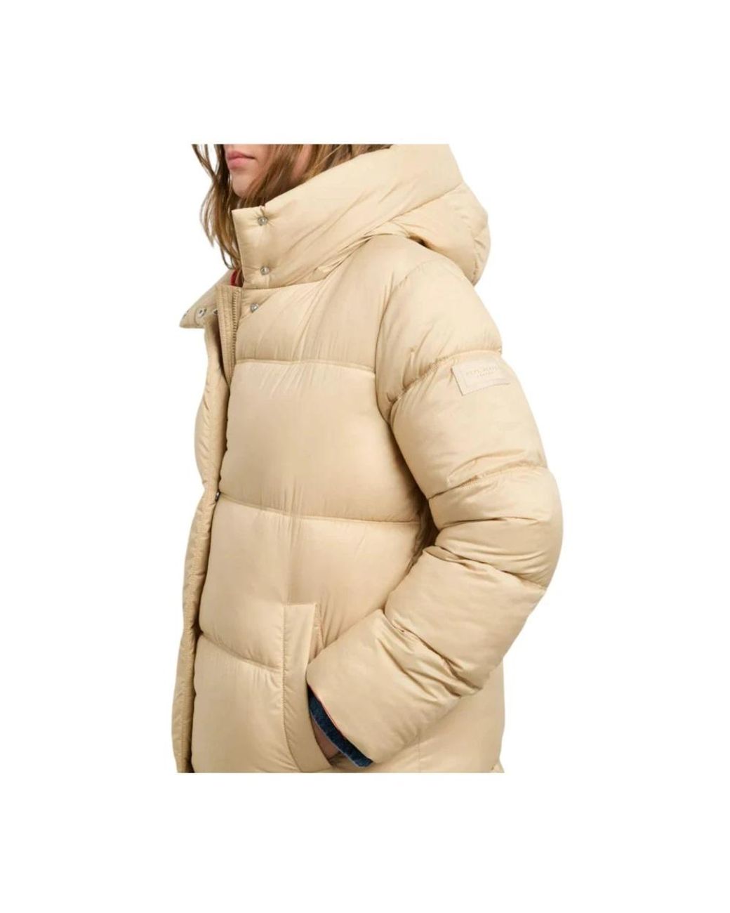 Pepe Jeans Black Down Coats