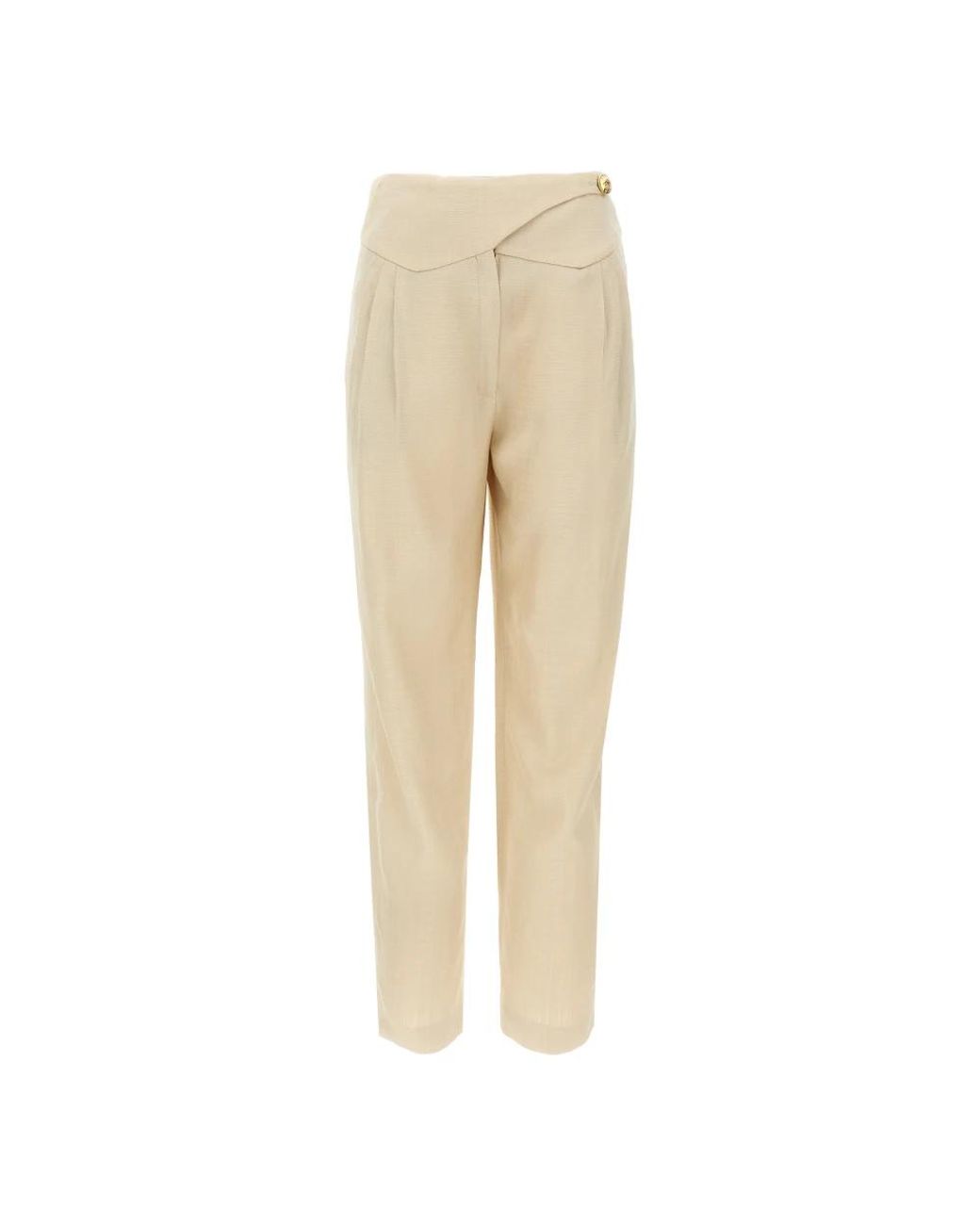Blazé Milano Natural Straight Trousers