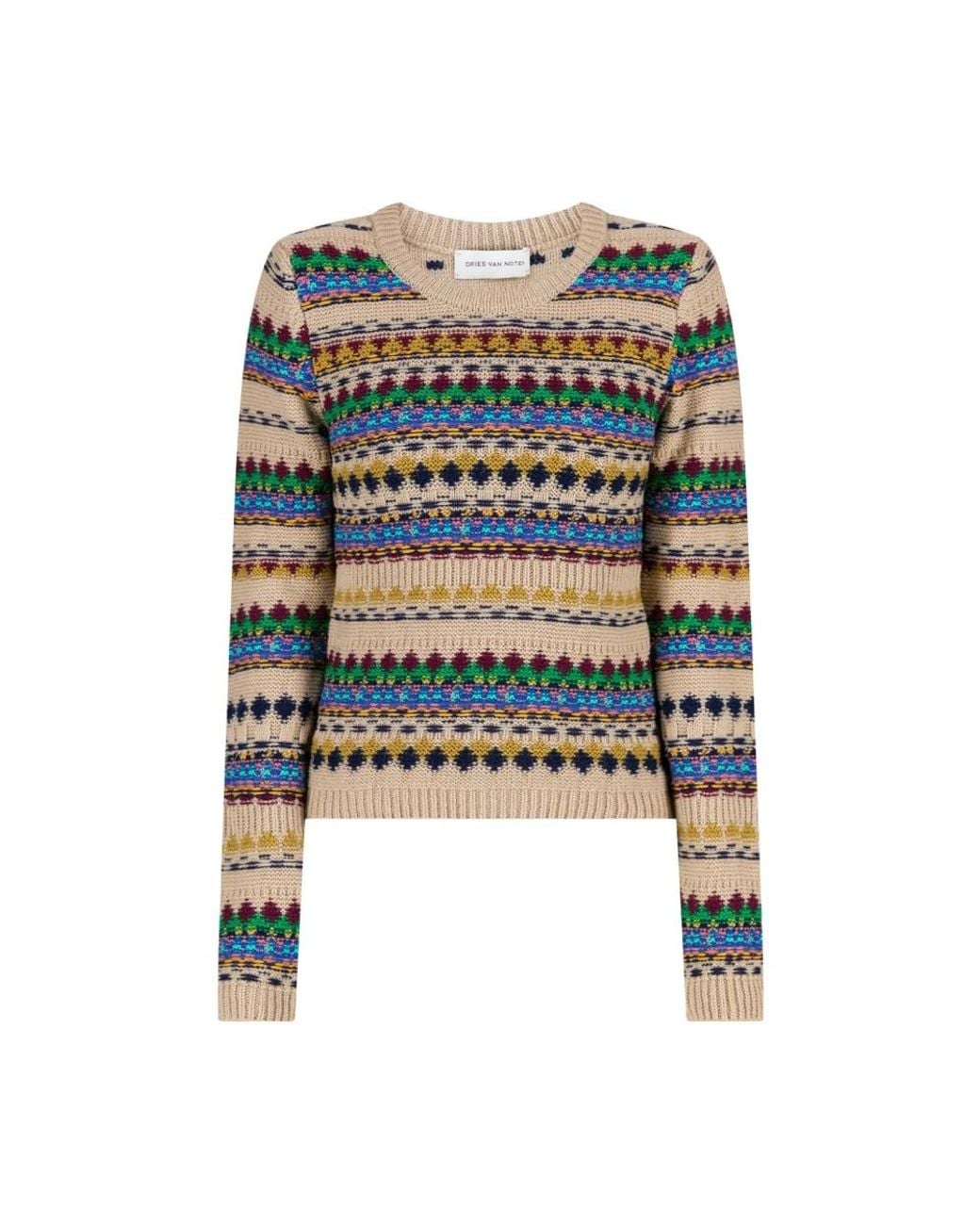 Dries Van Noten Green Tedd Pullover