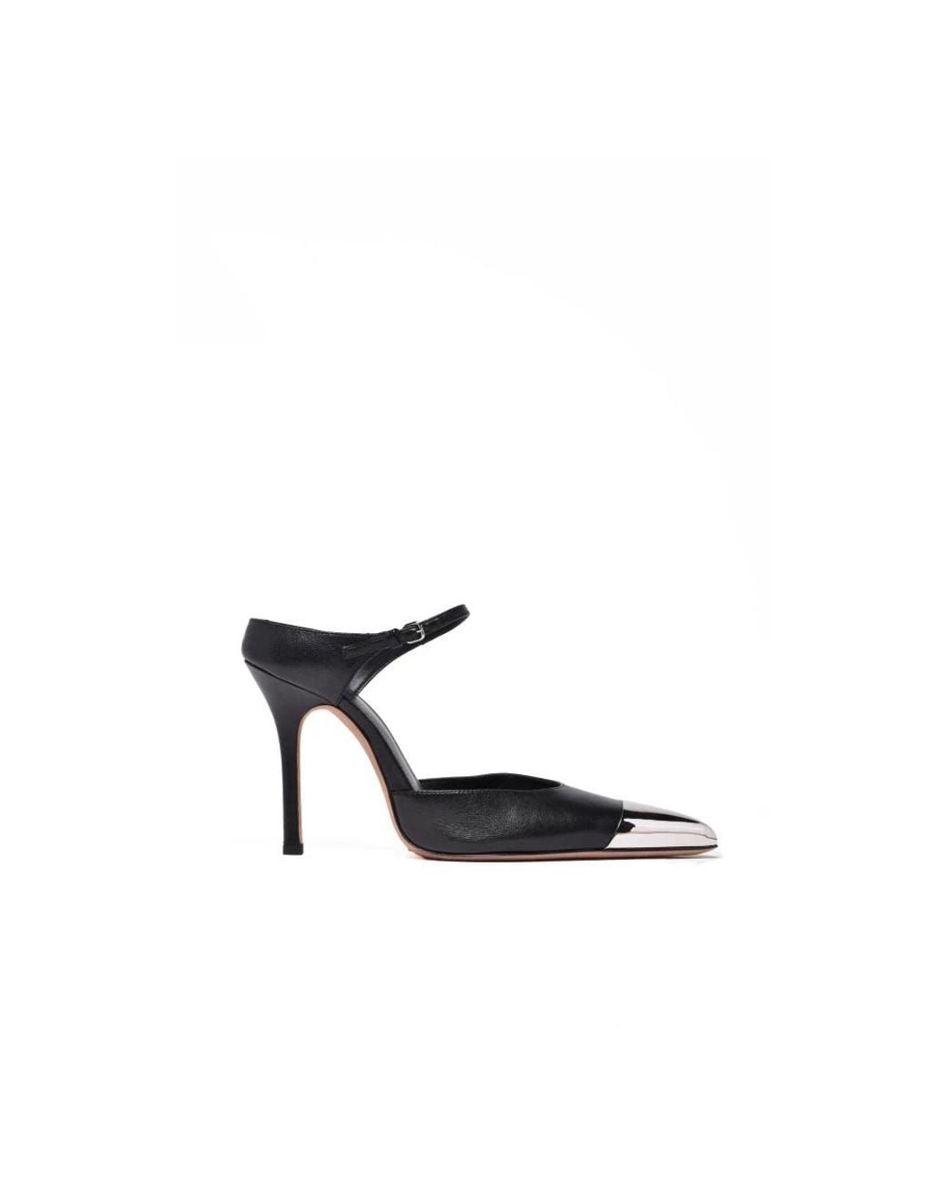Sportmax White Heeled Mules