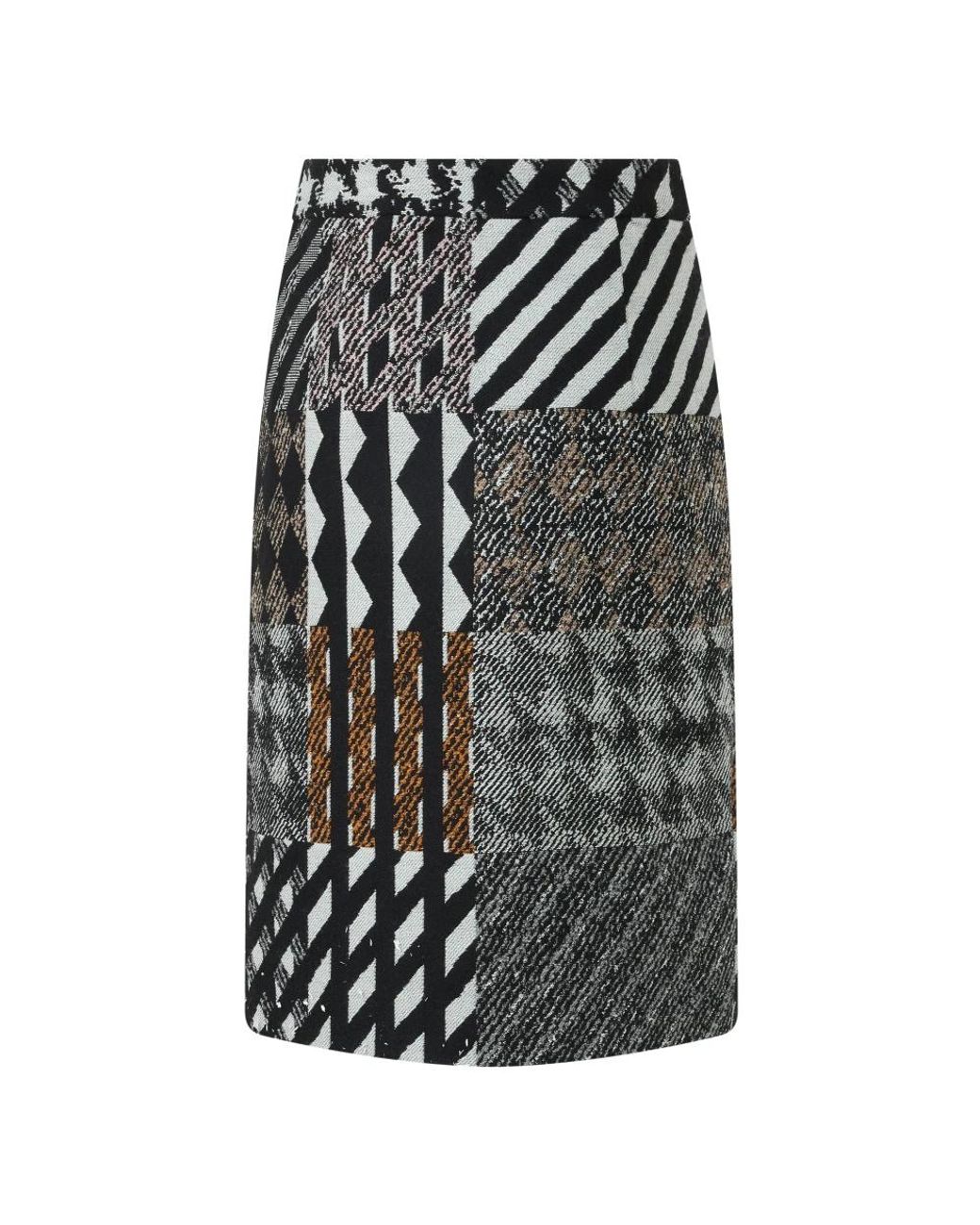 Moschino Gray Midi Skirts