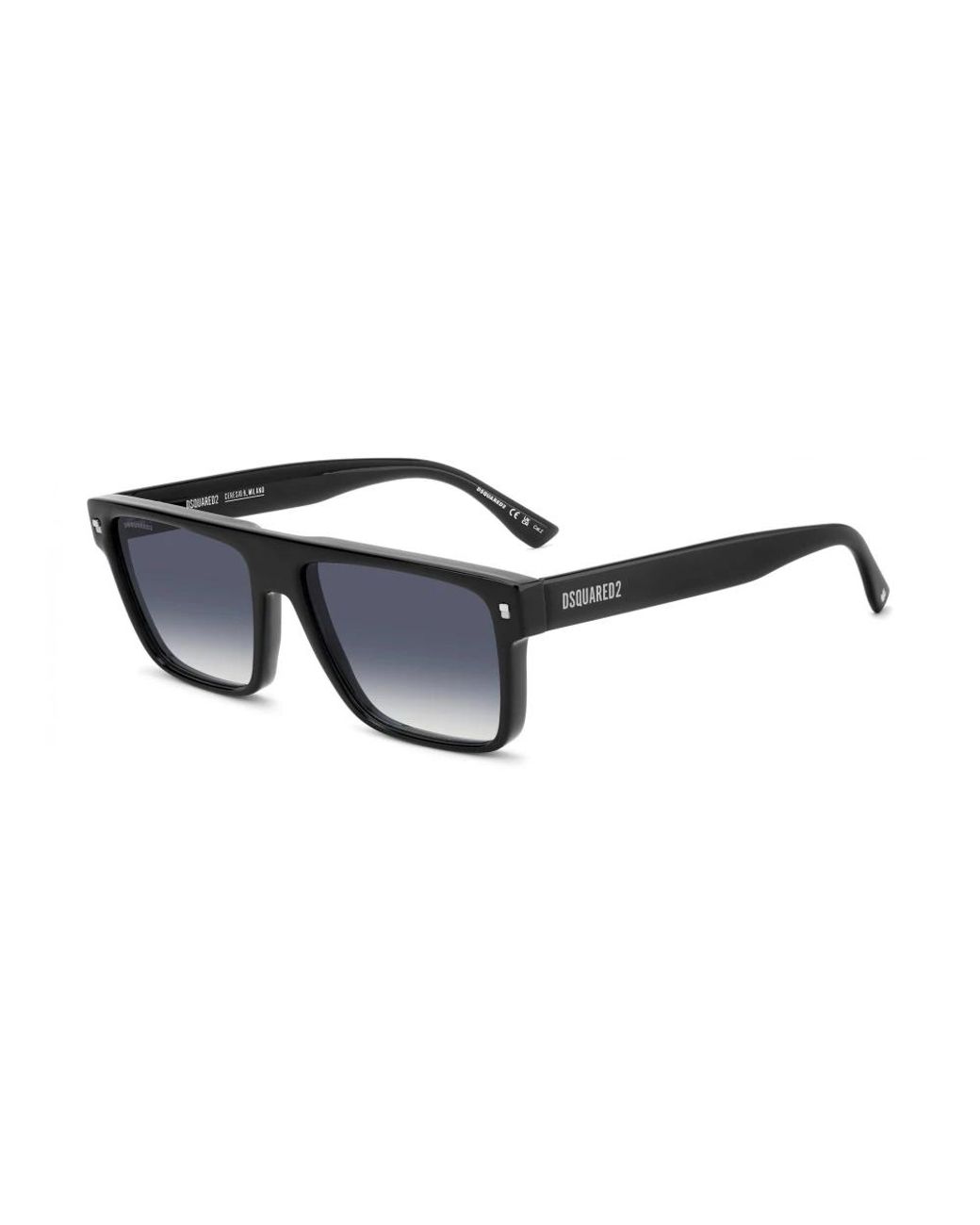 DSquared² Rectangular Gradient Bold Sonnenbrillen in Black für Herren