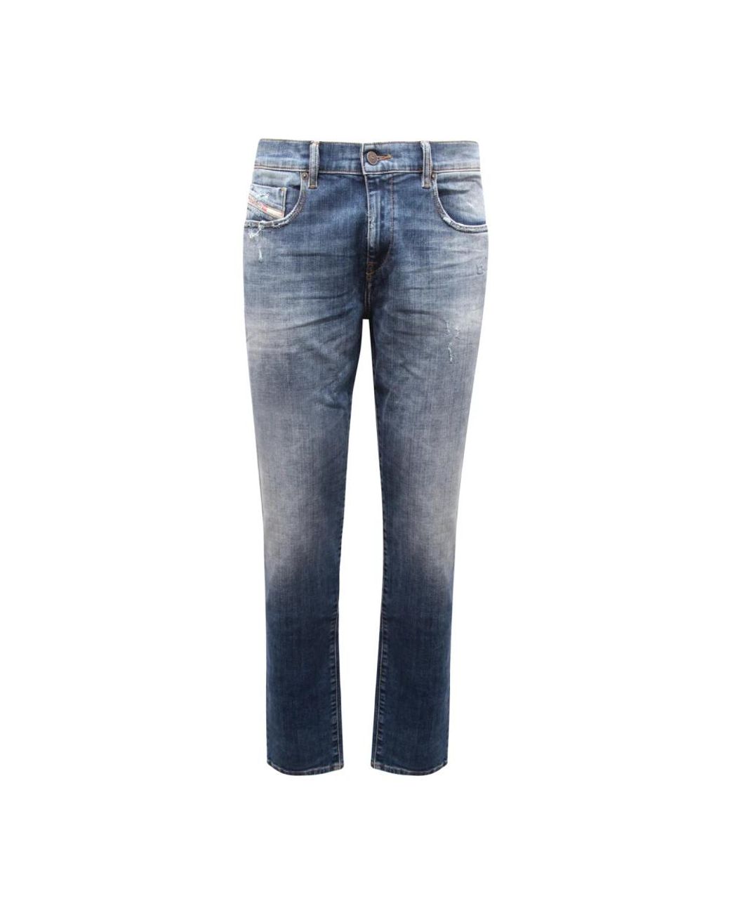 DIESEL Blue Slim Fit Jeans for men