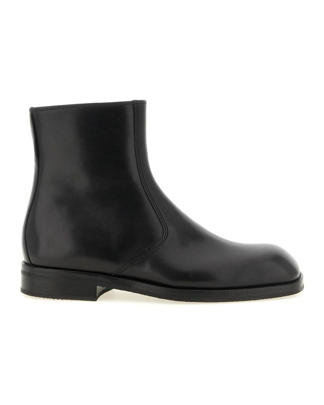 Lemaire Black Ankle Boots for men