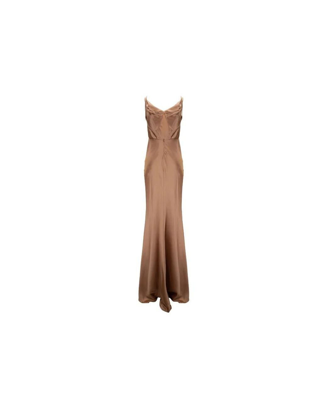Elisabetta Franchi Brown Gowns