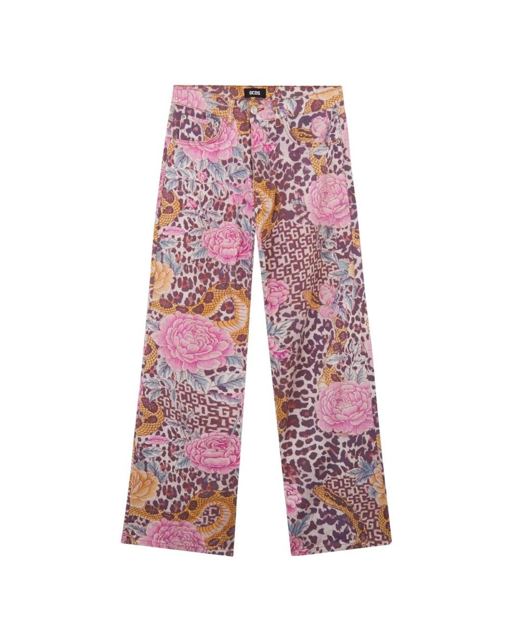 Gcds Red Wide Trousers