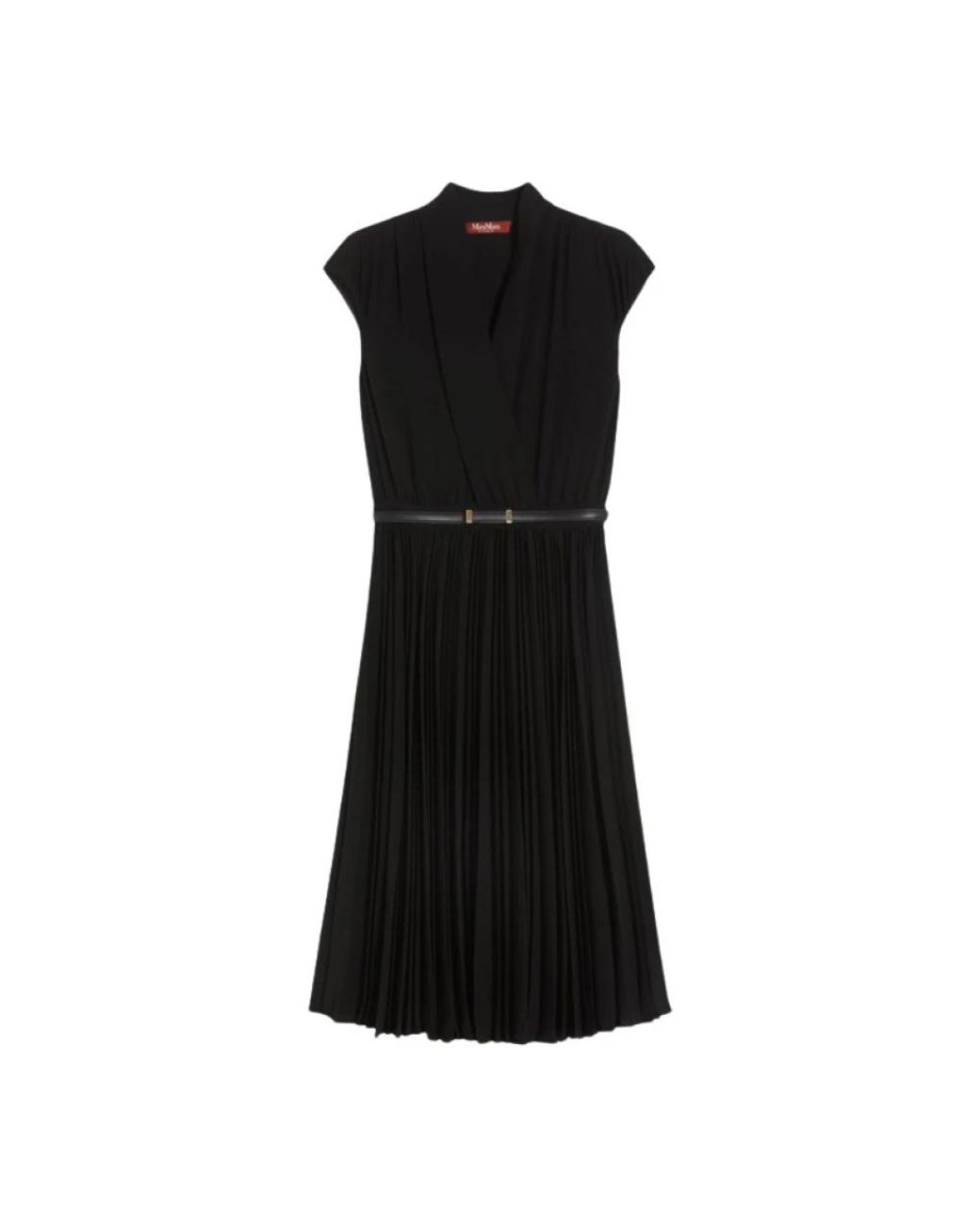 Max Mara Kleedjes ,Zwart ,Midi Jurk in het Black