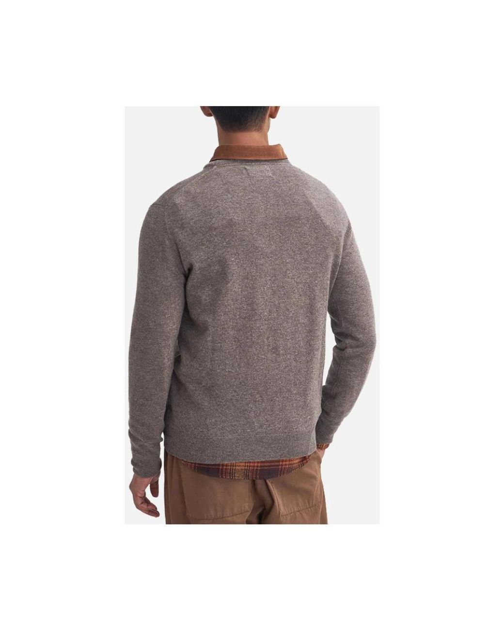 Barbour Brown Round-Neck Knitwear for men