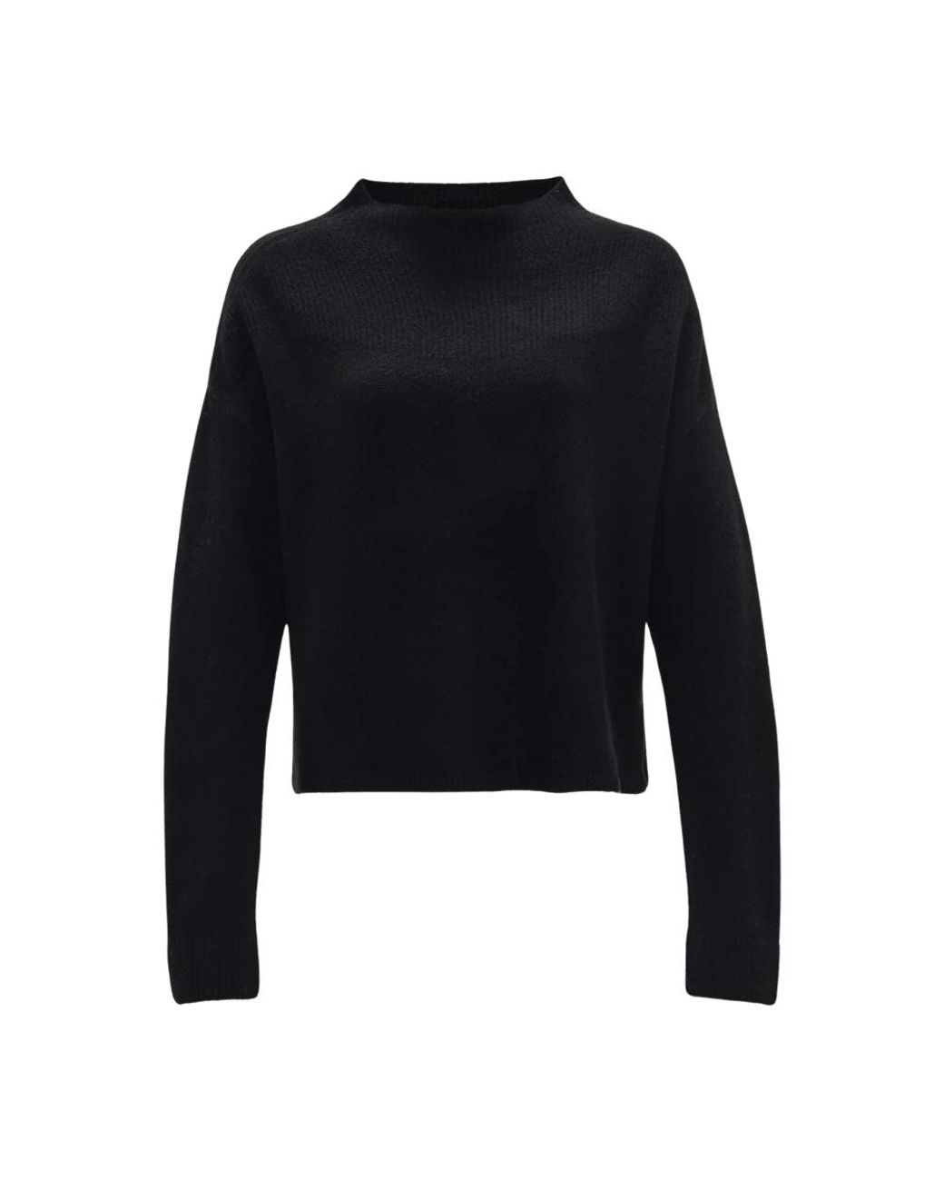 Opus Ronde Hals Gebreid in het Black