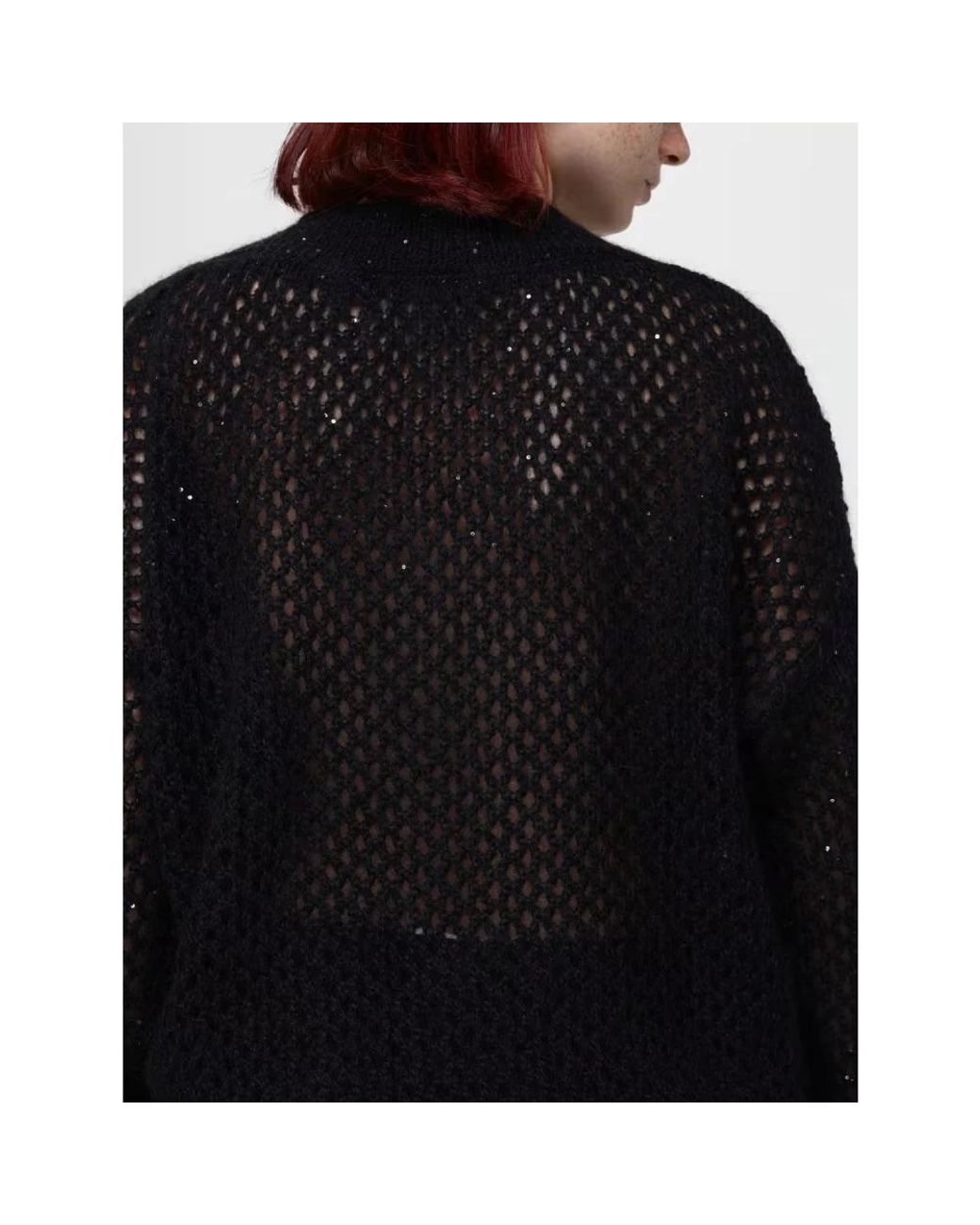Liviana Conti Black V-Neck Knitwear
