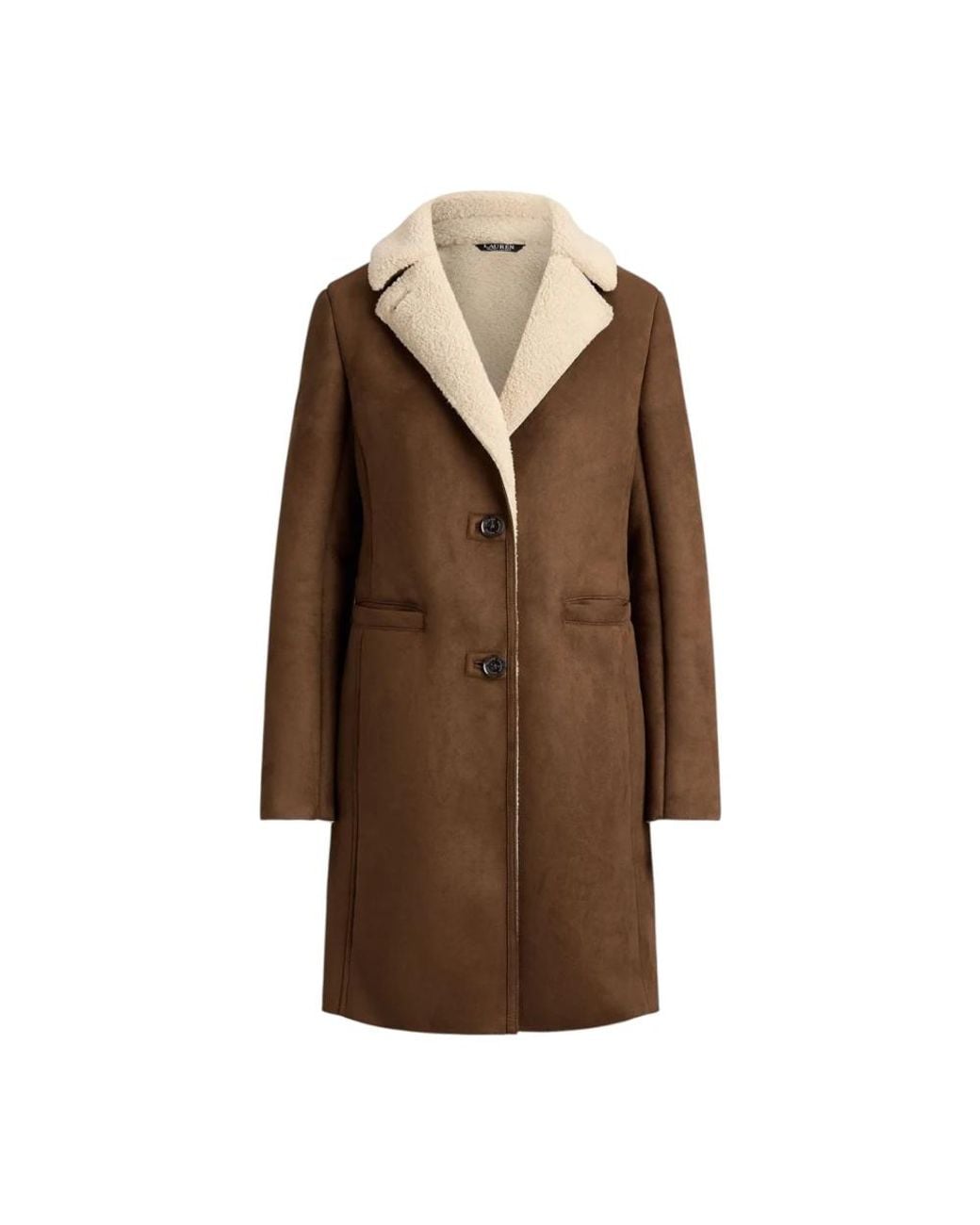 Ralph Lauren Brown Single-Breasted Coats
