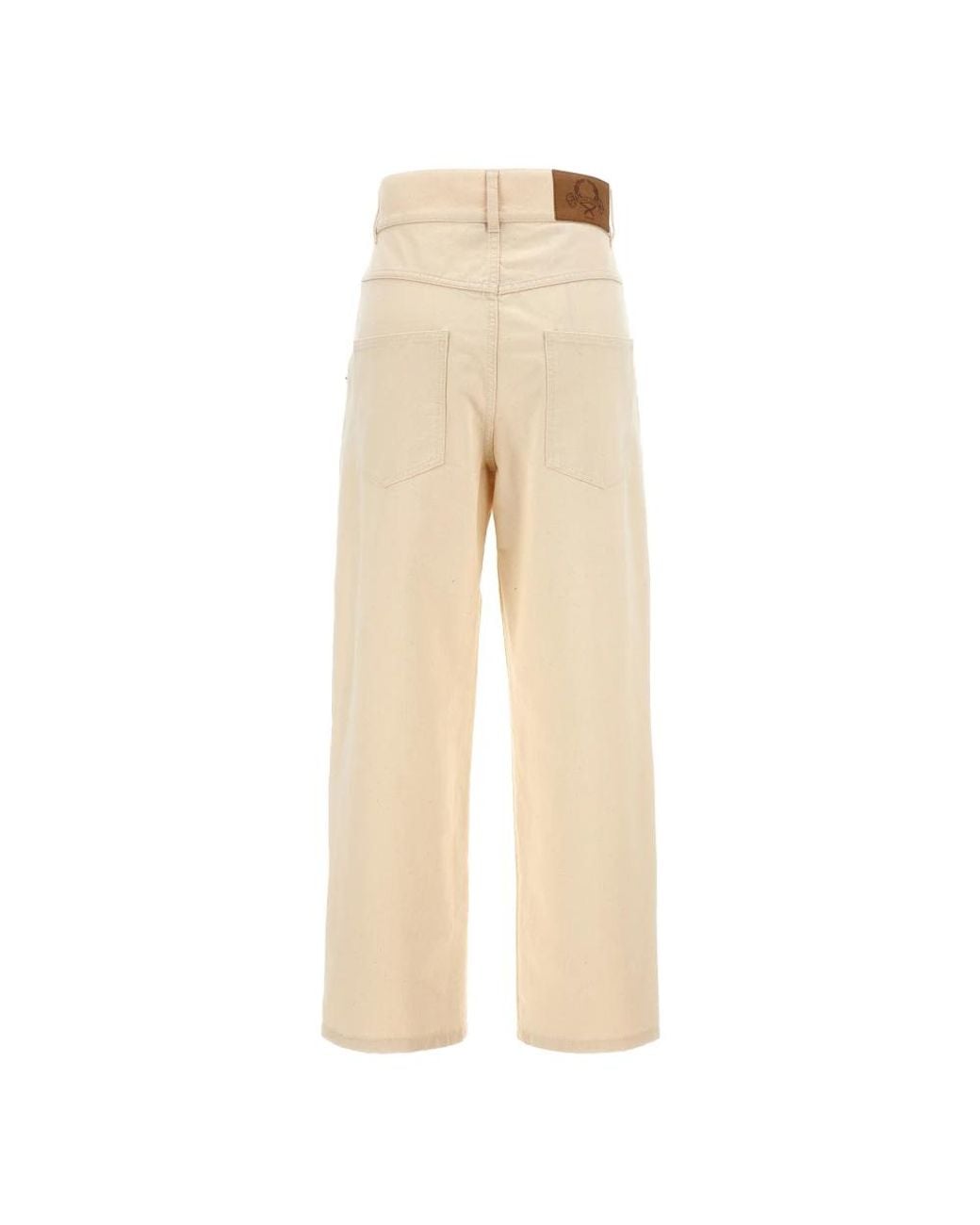 Moschino Natural Wide Trousers