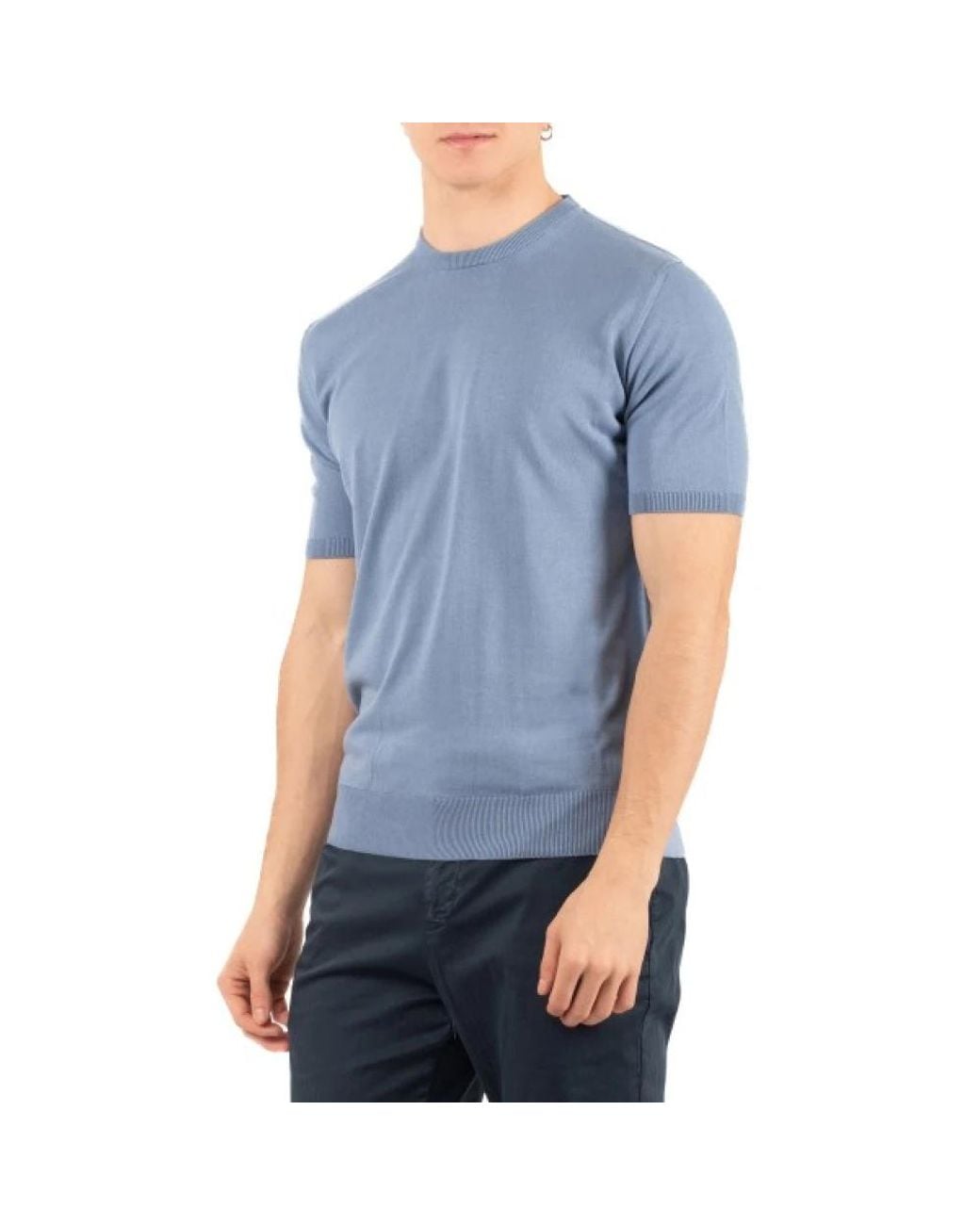 Alpha Industries Blue T-Shirts for men