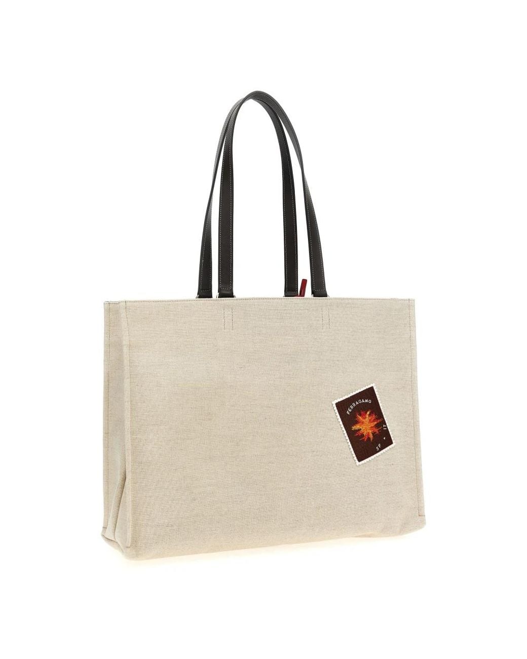 Ferragamo Metallic Shopping Bags