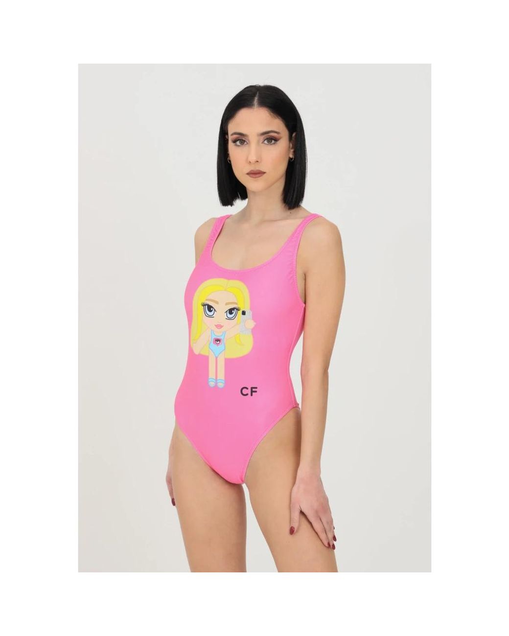 Chiara Ferragni Pink Swimsuits