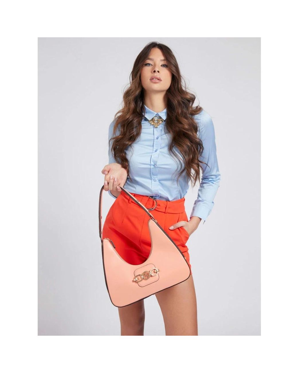 Guess Pink Shoulder Bags