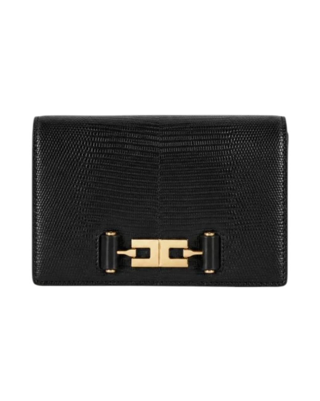 Elisabetta Franchi Black Cross Body Bags