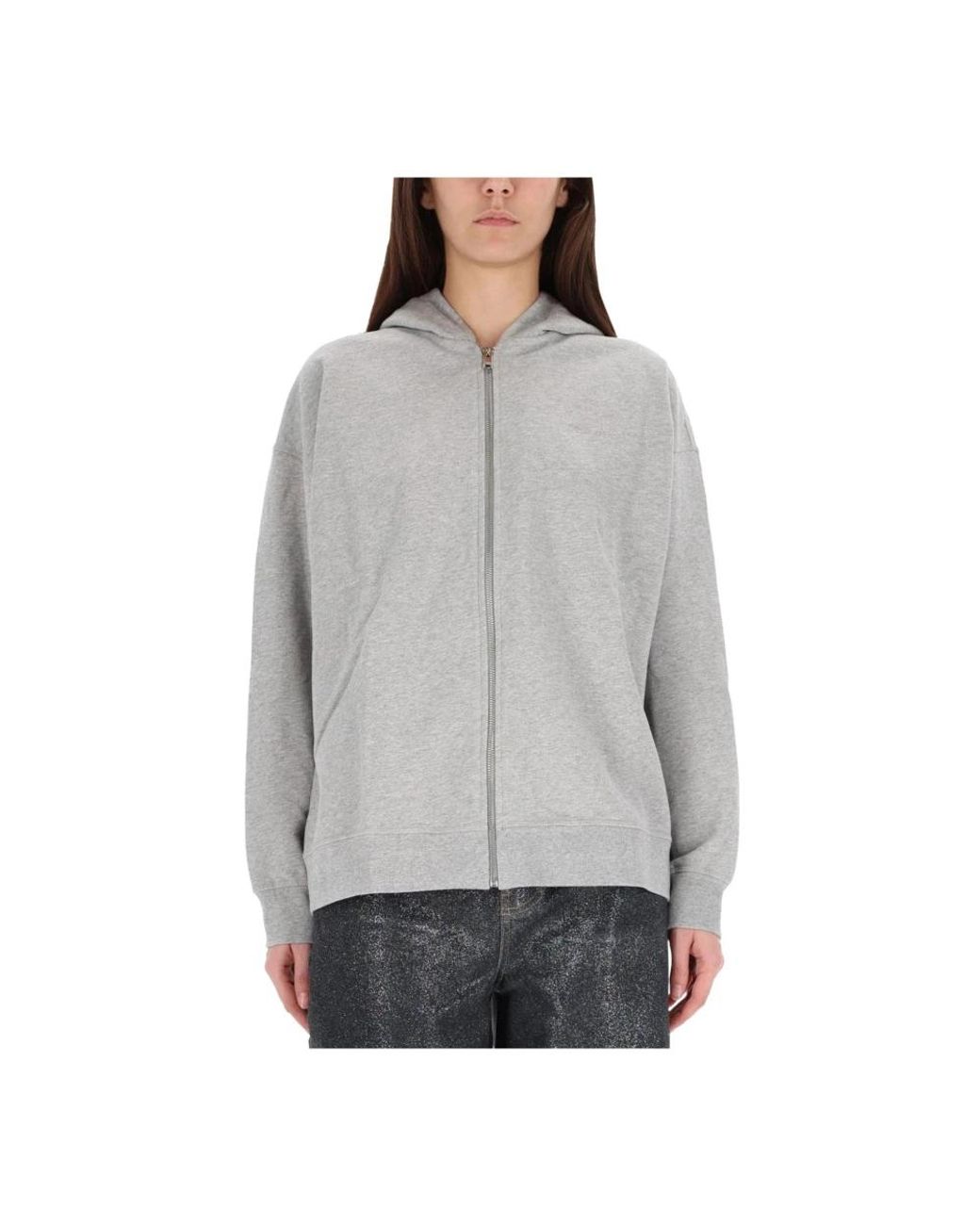 Ganni Gray Zip-Throughs